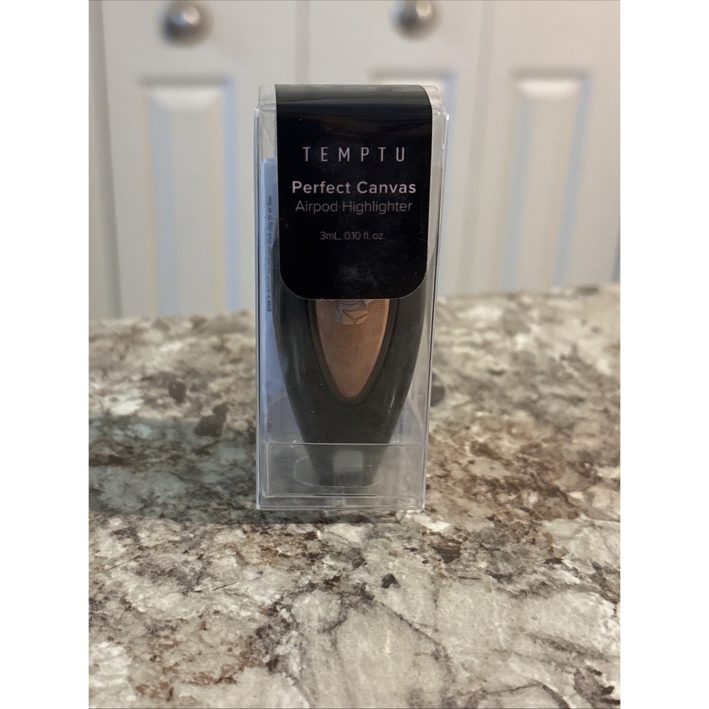 TEMPTU Perfect Canvas Airbrush Highlighter Rose Gold .10 fl oz-Package Distress‎